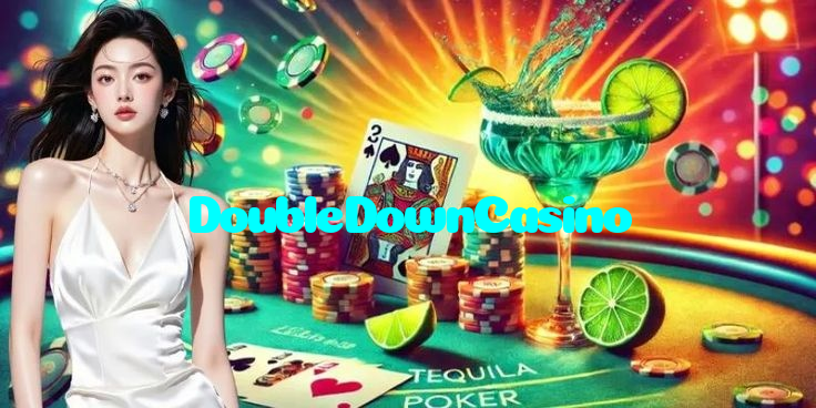 DoubleDownCasino casino presented on mobile device in Pakistan with slots and live games
